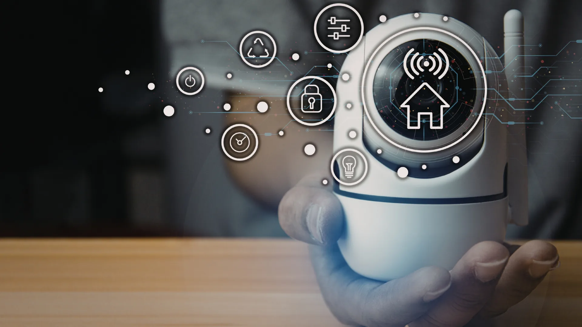 Smart Home Security background